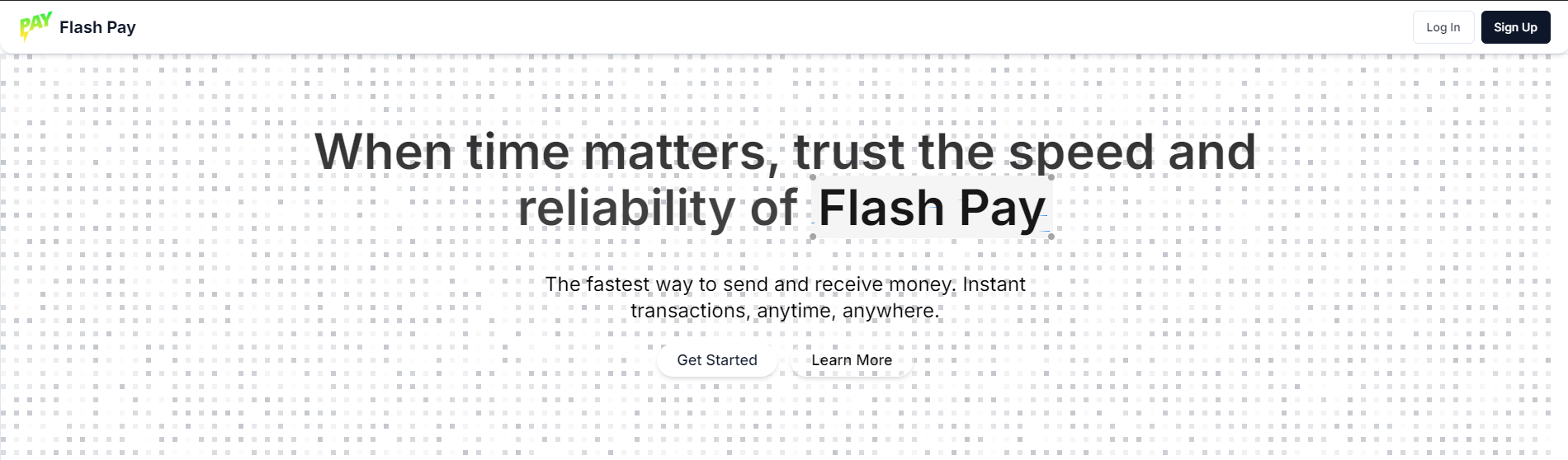 FlashPay Banner