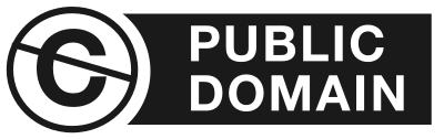 streamlined version of the Public Domain logo