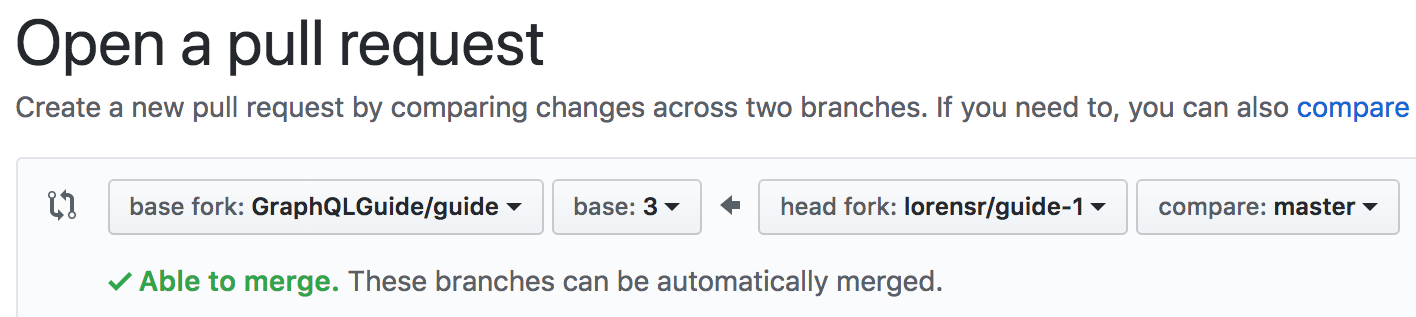 Github PR creation