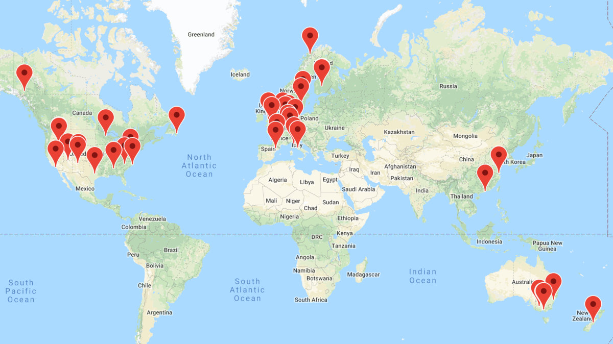 Global allsky map