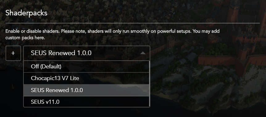 Shaderpack Options