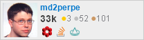 profile for md2perpe on Stack Exchange, a network of free, community-driven Q&A sites