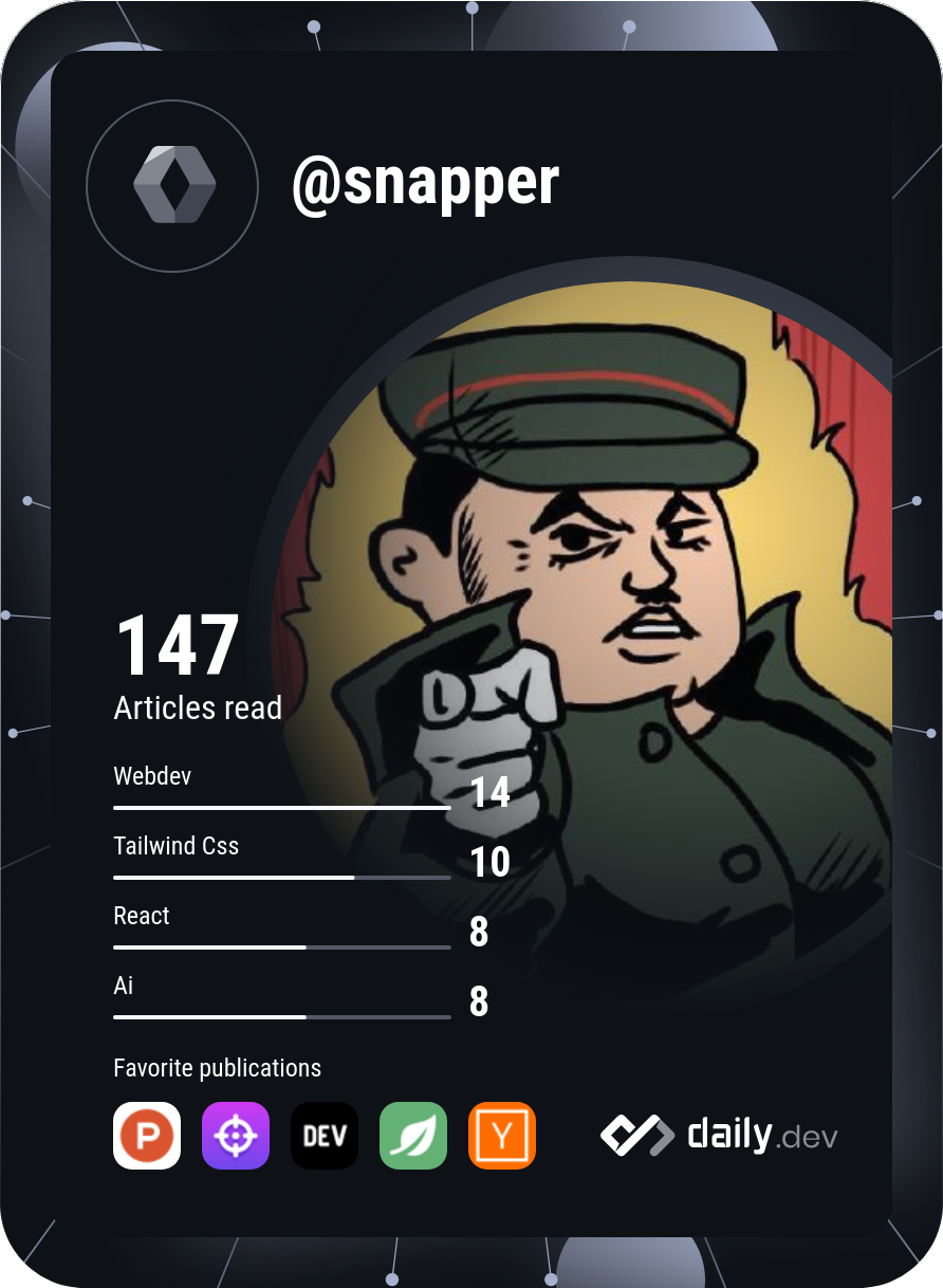 toonortoun's Dev Card