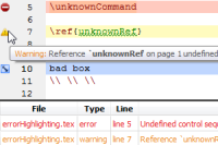 Error Highlighting