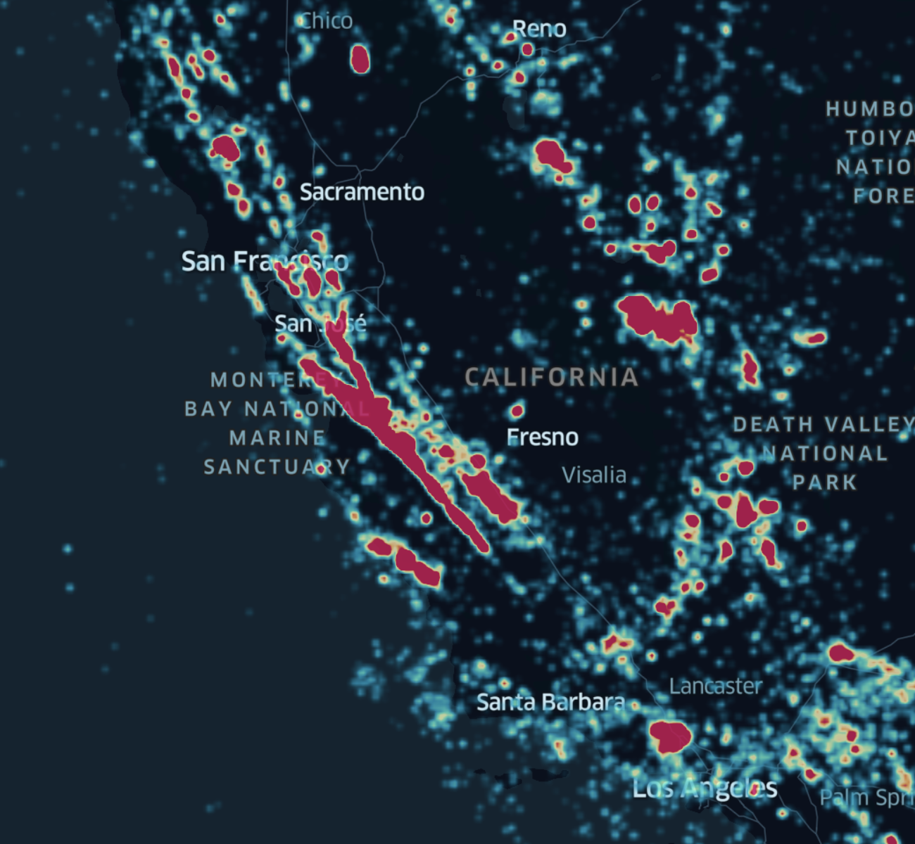 Heatmap layer