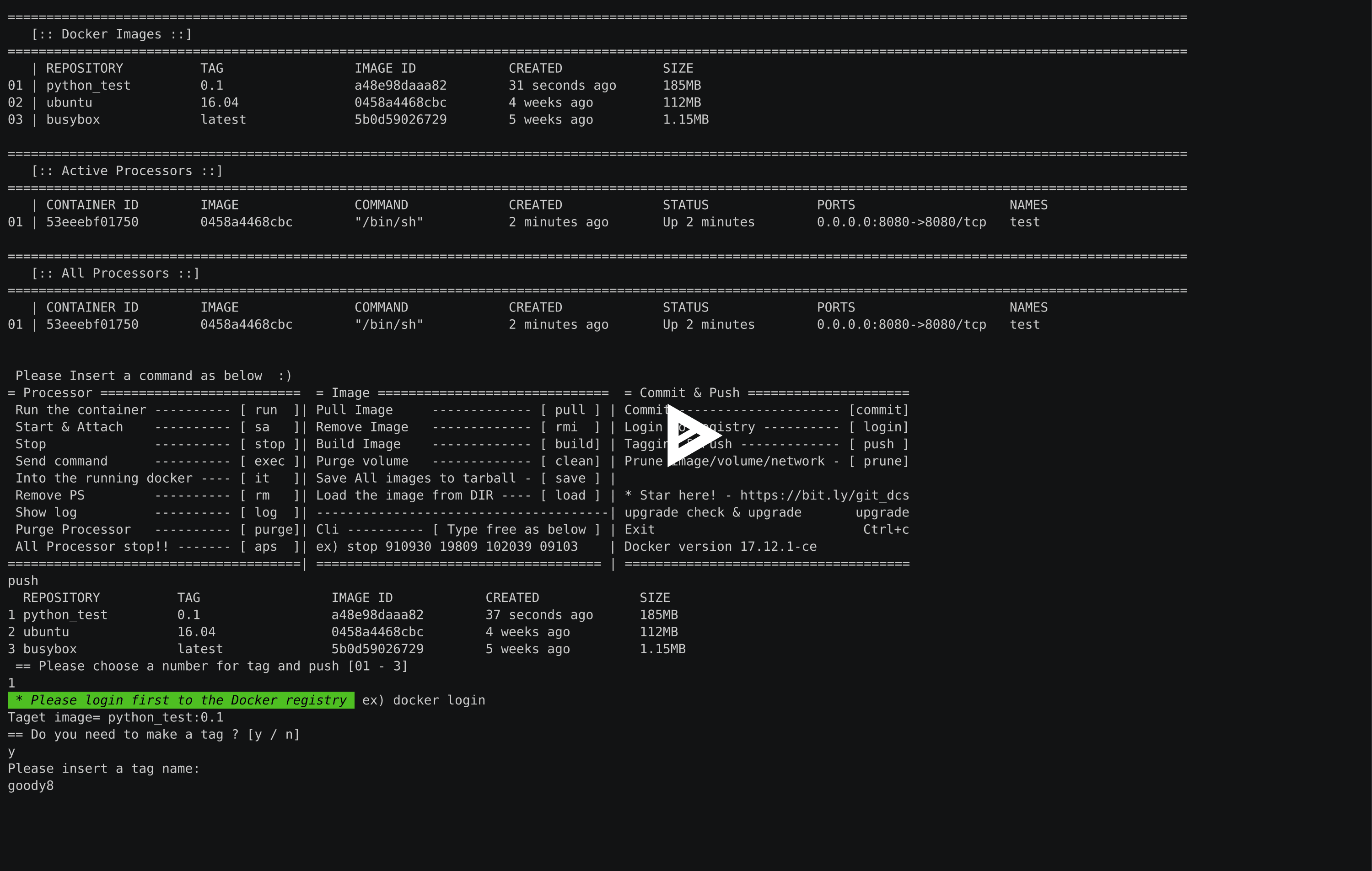 asciicast