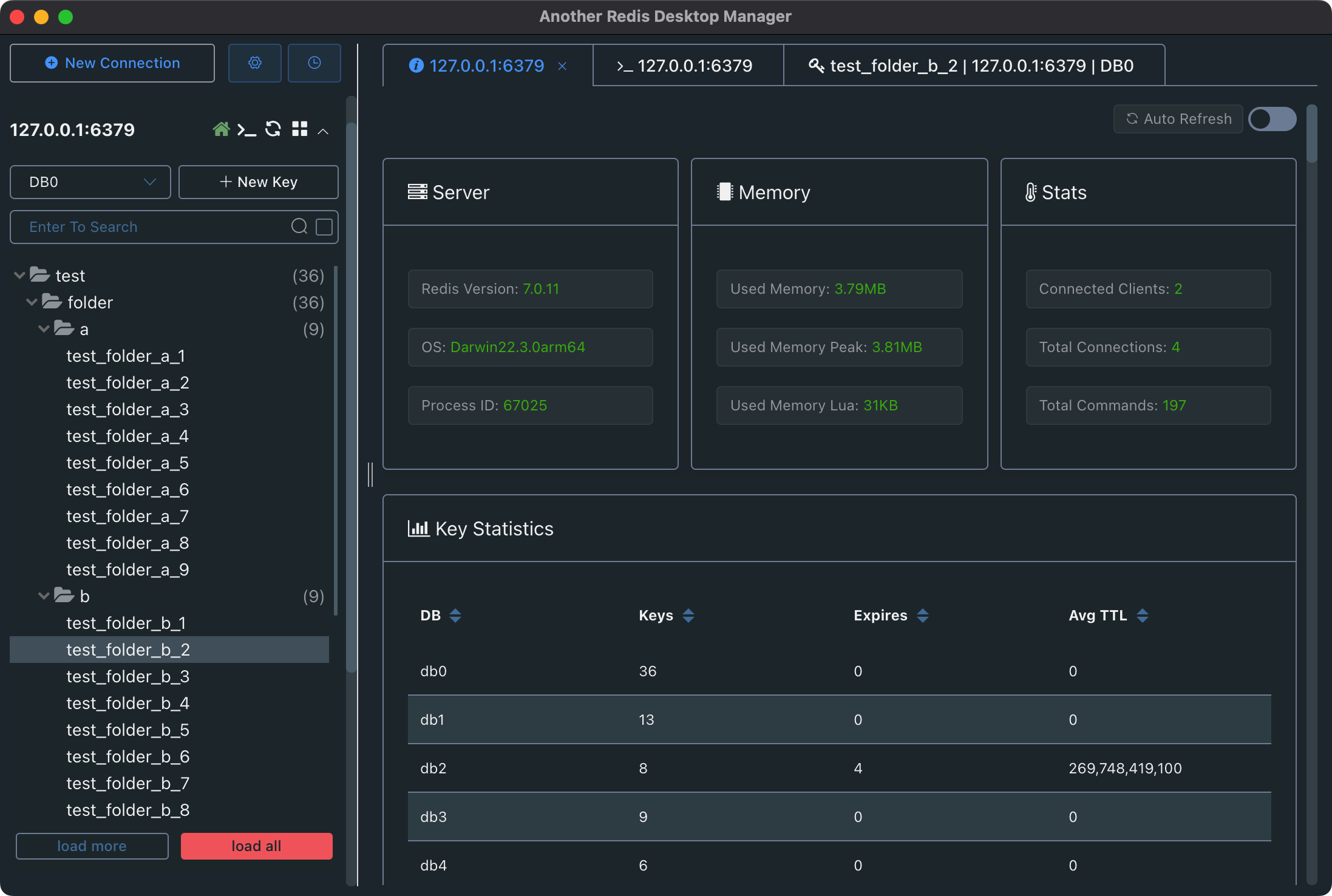 redis status dark