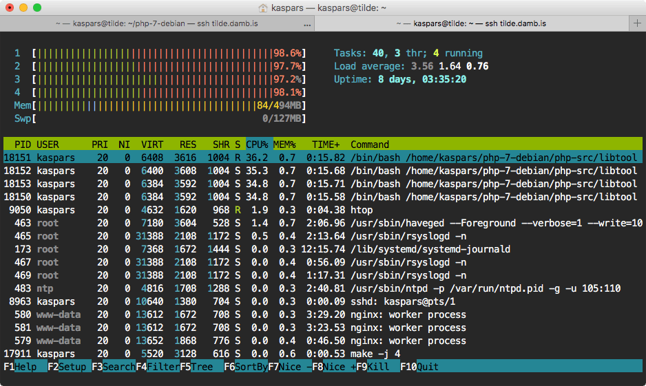 Building PHP 7 on Orange Pi Zero (ARM)