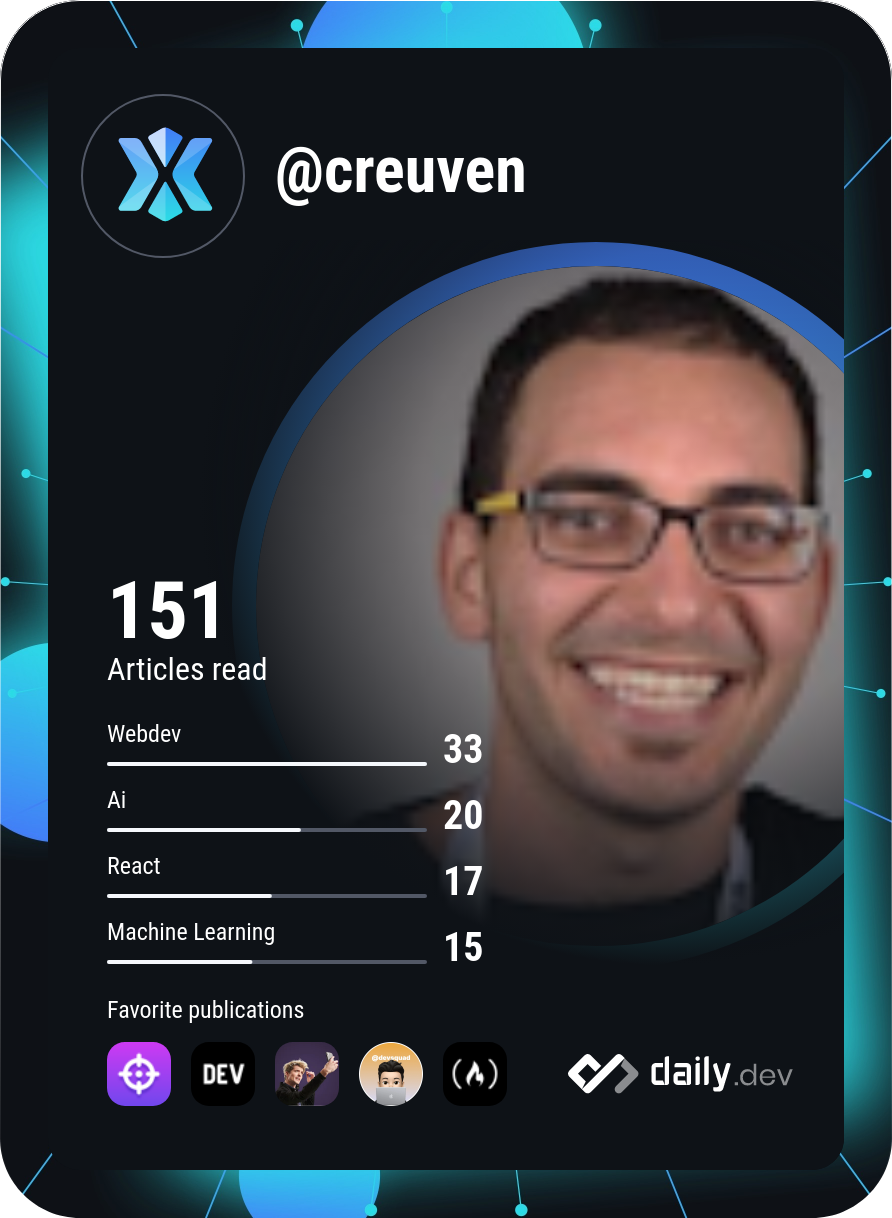 Chen Reuven's Dev Card