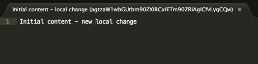 Alt Local change