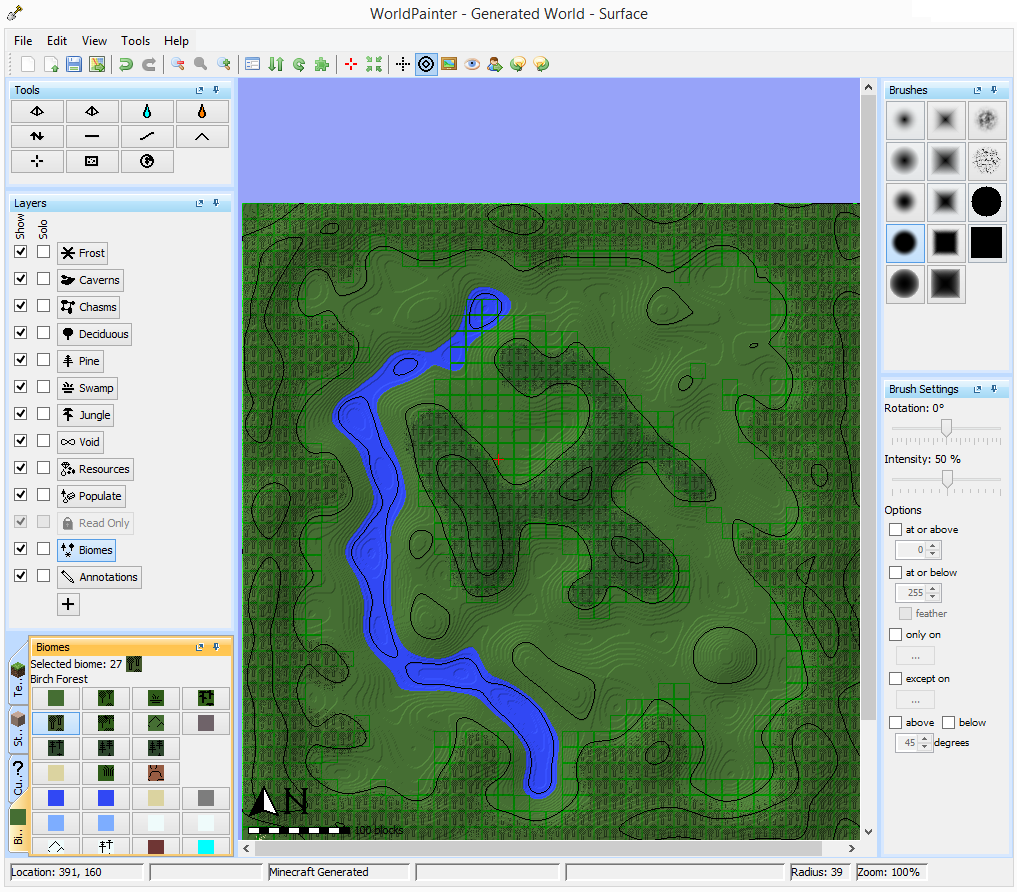 WorldPainter map