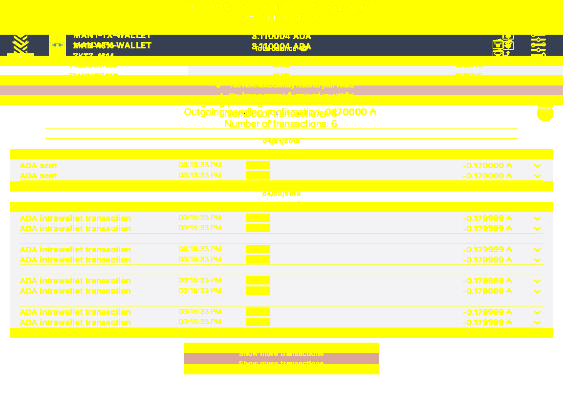 Open the tx history of a complex wallet IT103/4_41-I should see that the number of transactions is .png