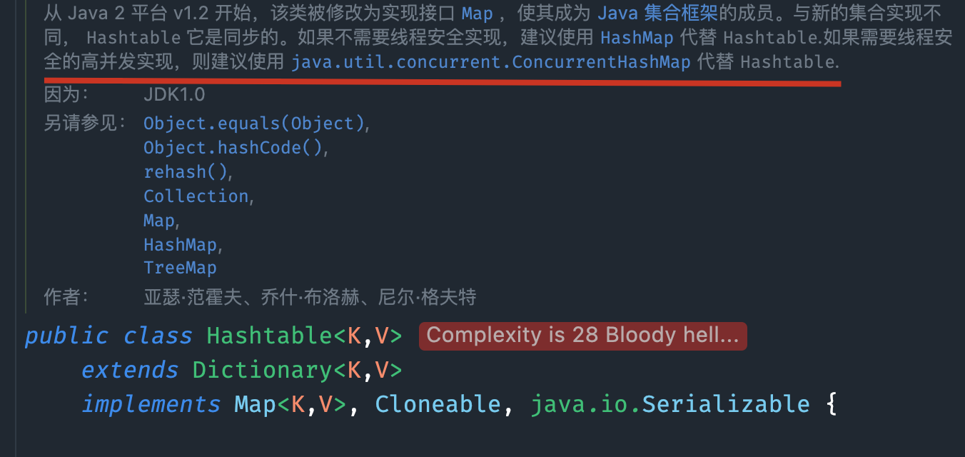 二哥的 Java 进阶之路：Hashtable