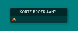 Wel een korte broek