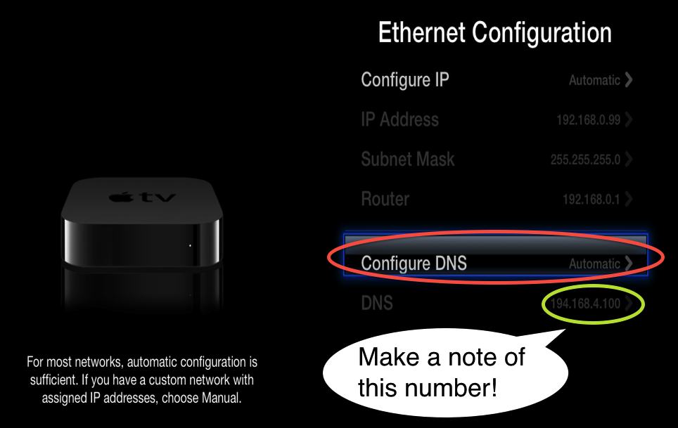 5.2 note current DNS and select configure DNS