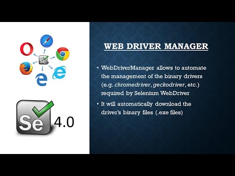 WebDriverManager