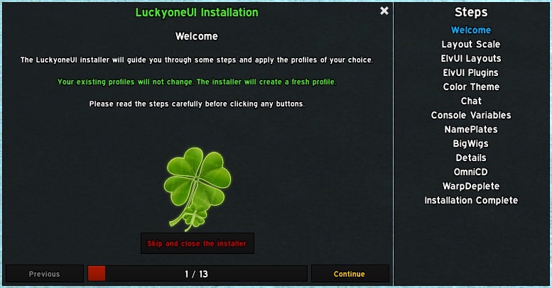 LuckyoneUI Installer