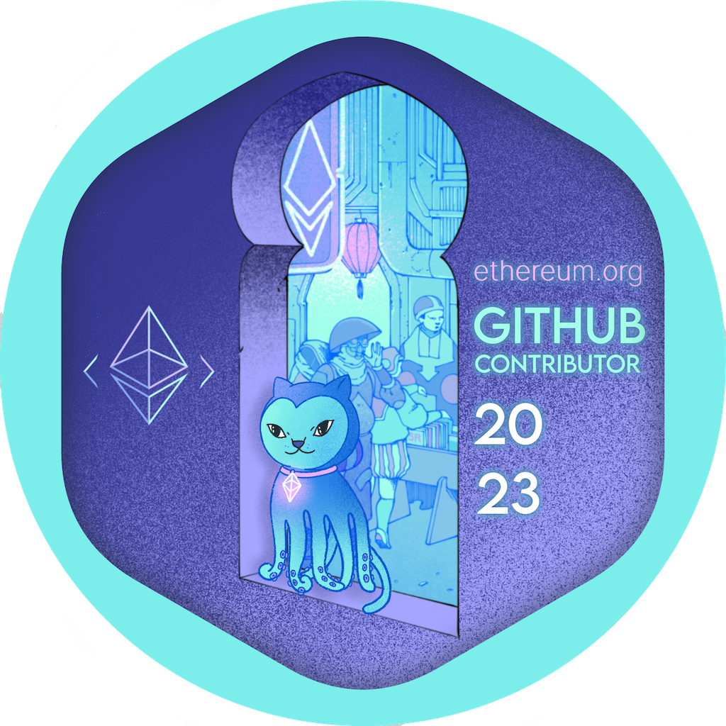 GitPOAP: 2023 Ethereum.org Contributor GitPOAP Badge