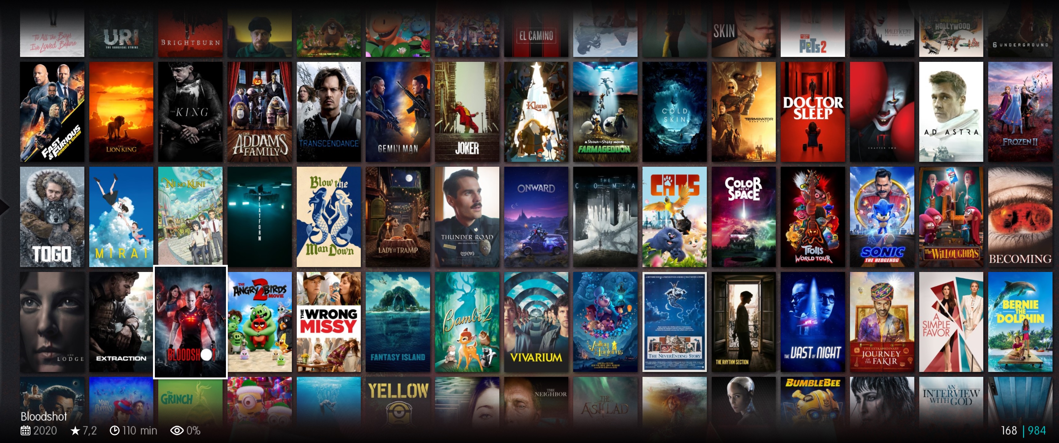 Movie Poster Grid NoDetails 05689