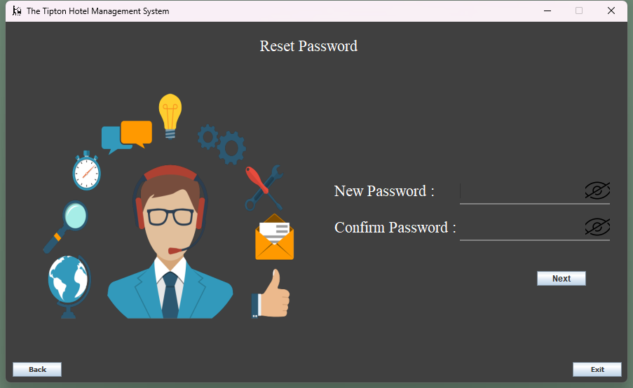 Reset Password Page 3