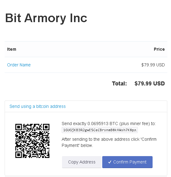 Payment Page