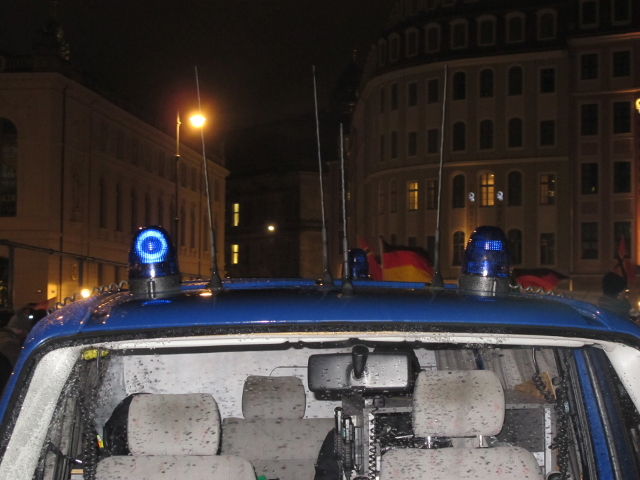 Closeup of antennas and IMSI-Catcher device inside car