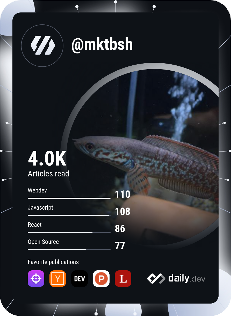 mktbsh's Dev Card