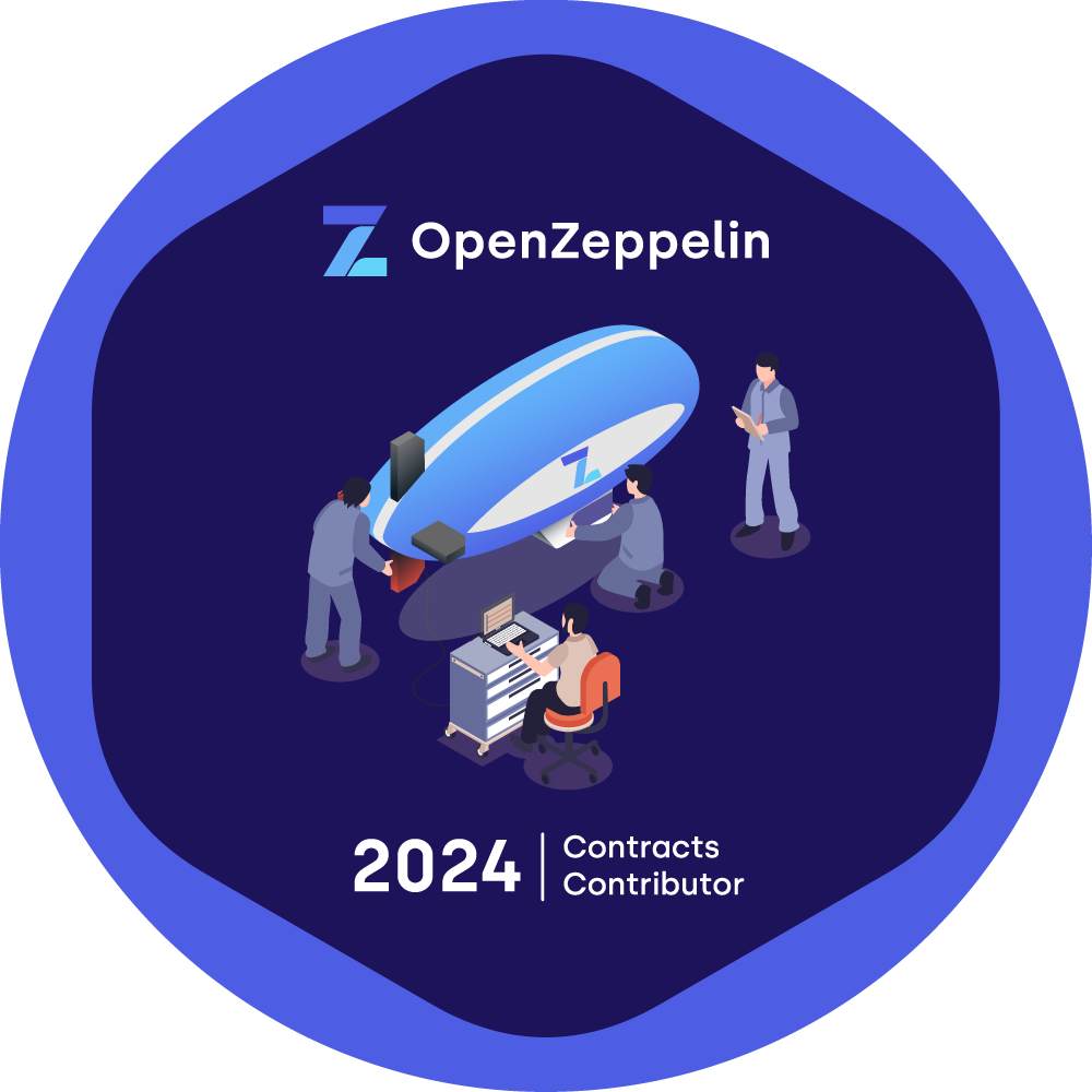 GitPOAP: 2024 OpenZeppelin Contracts Contributor GitPOAP Badge