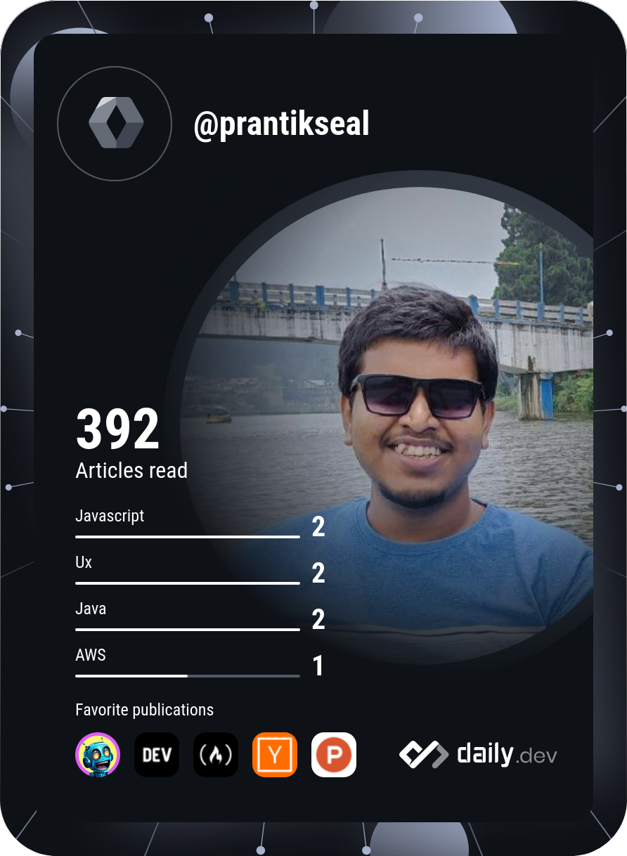 Prantik Seal's Dev Card