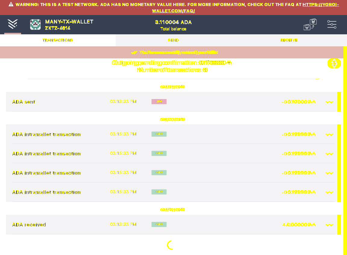 Open the tx history of a complex wallet IT103/5_41-I should see transactions.png