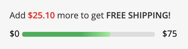 Free Shipping Progress Bar