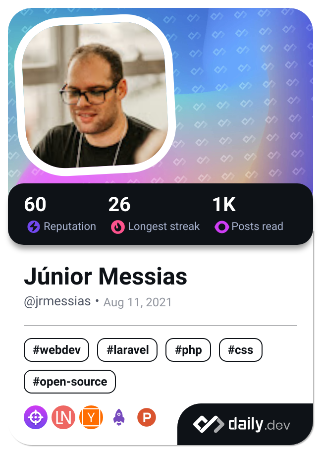 Júnior Messias's Dev Card