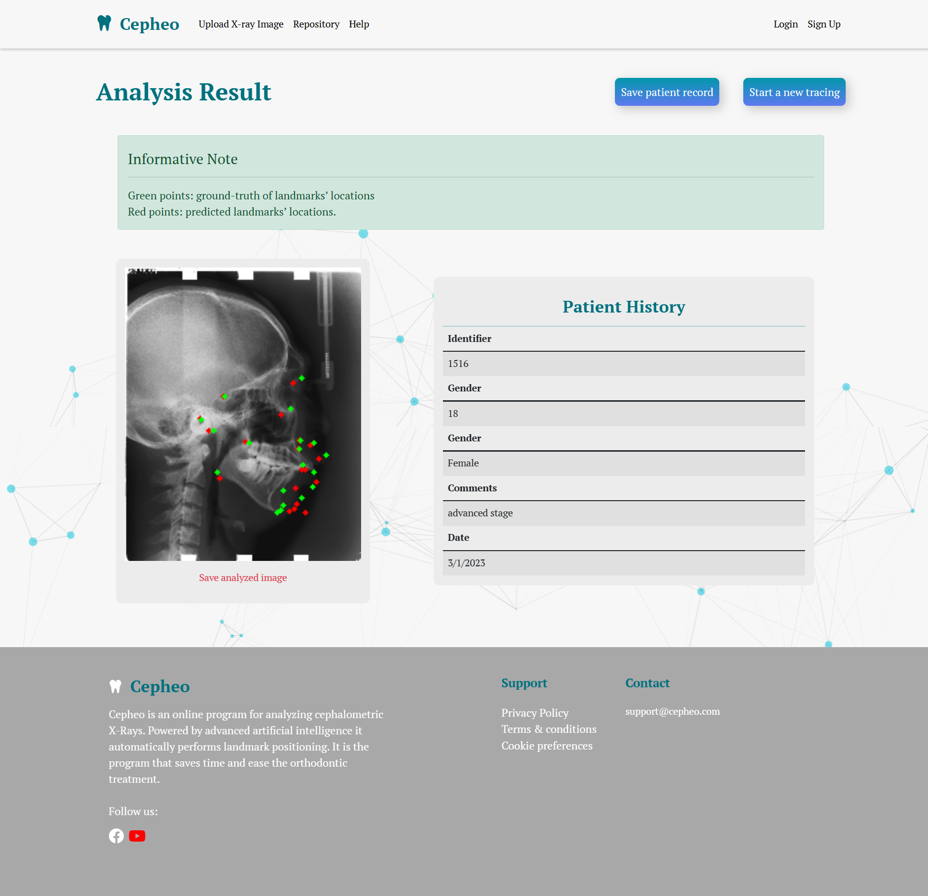 Result Page Section