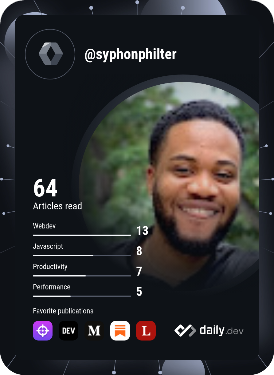 Abdulkadir Bala's Dev Card