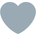 Grey heart