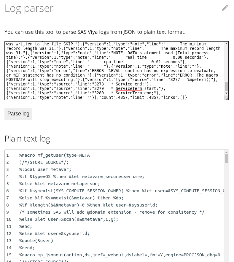 sas viya log parser