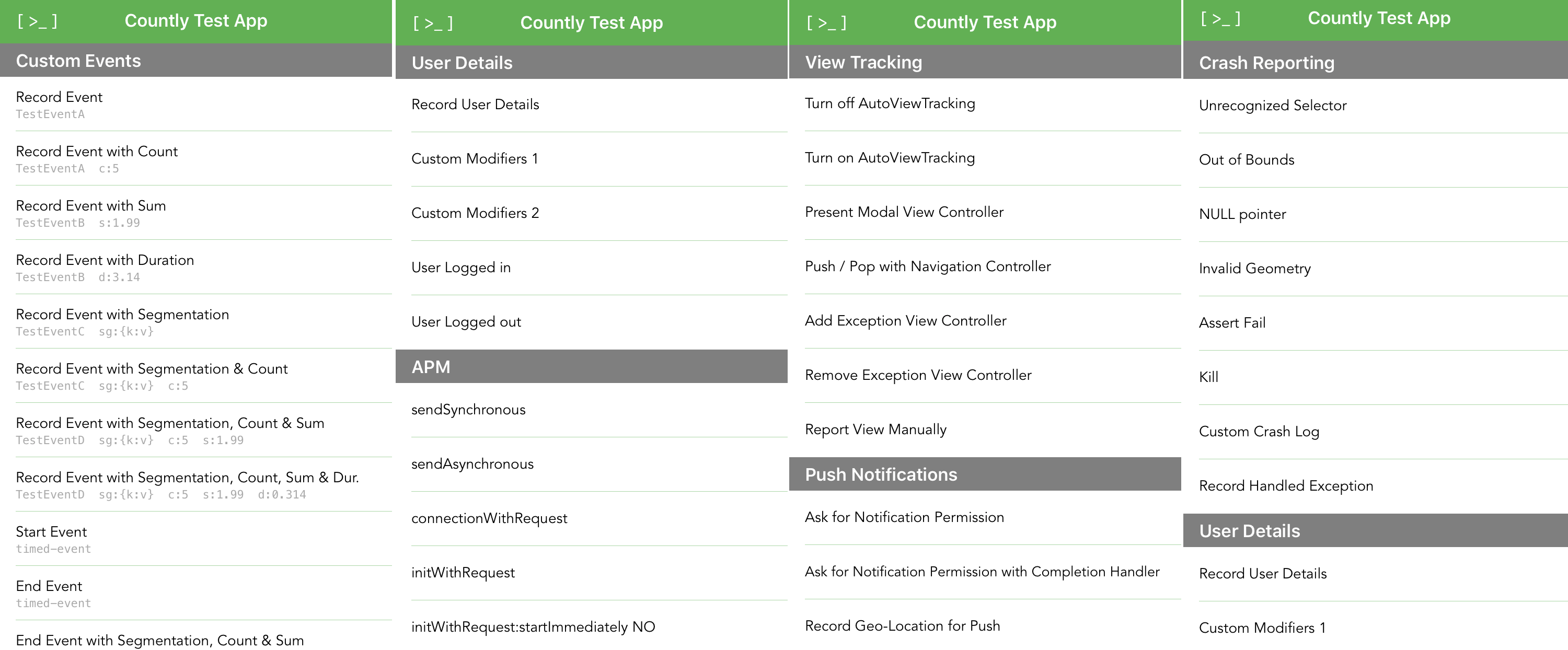 iOS-sample-app