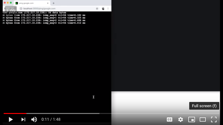 Teleterminal Example Video