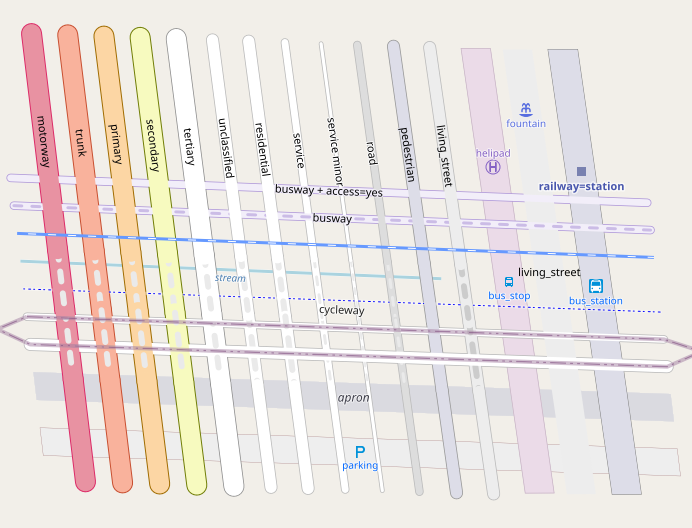 busway color context