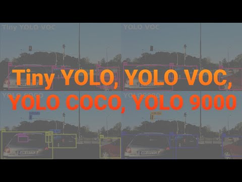 8K 4x YOLO (Tiny YOLO, VOC, COCO, YOLO9000) Object Detection #1