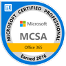 MCSA: Office 365 - Certified 2016