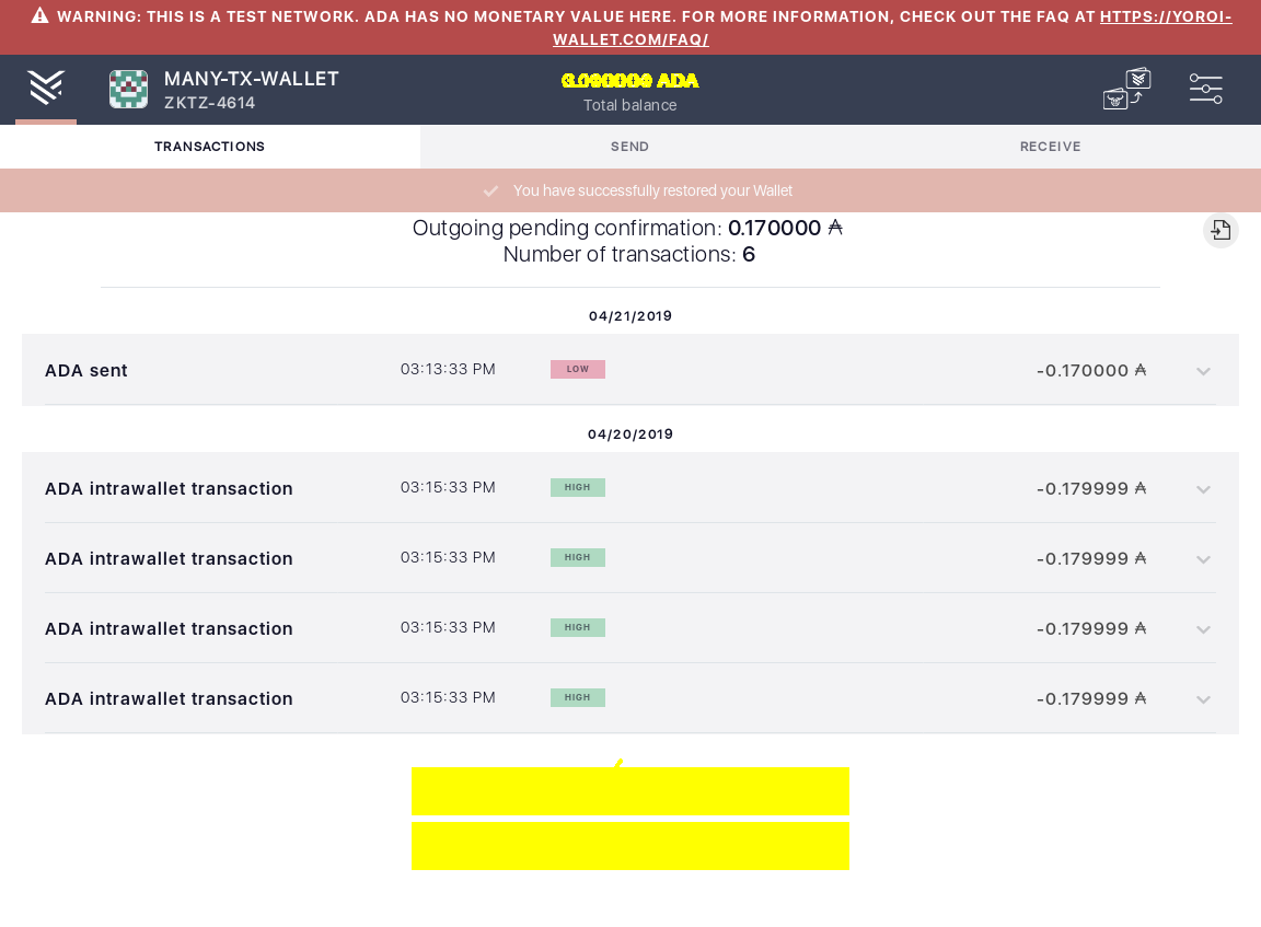 Check content of successful transaction IT56/3_23-I see the transactions summary.png