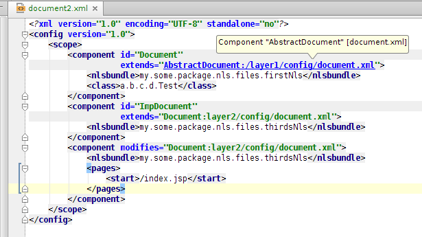 Navigate to component