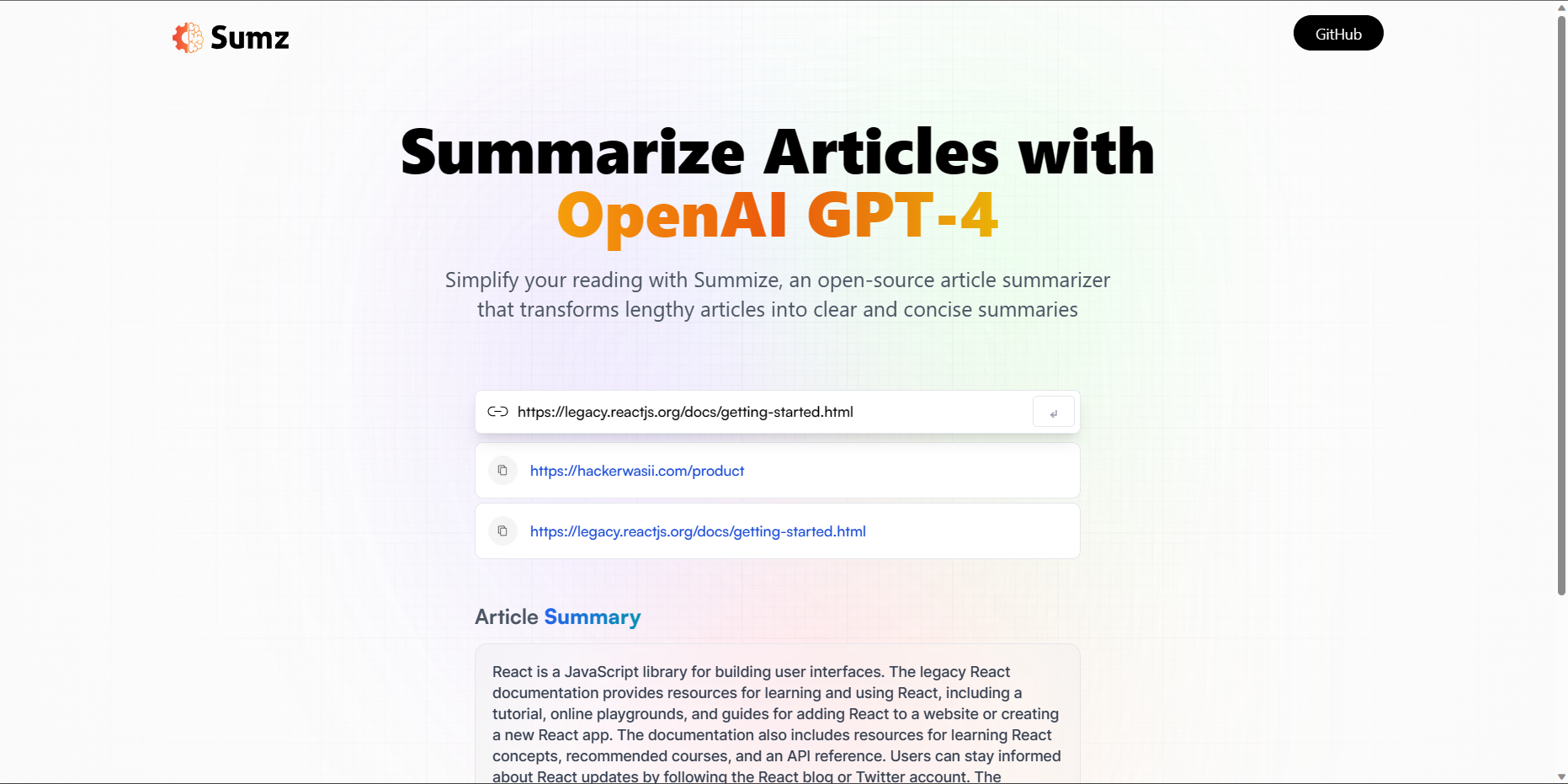 Article Summarizer