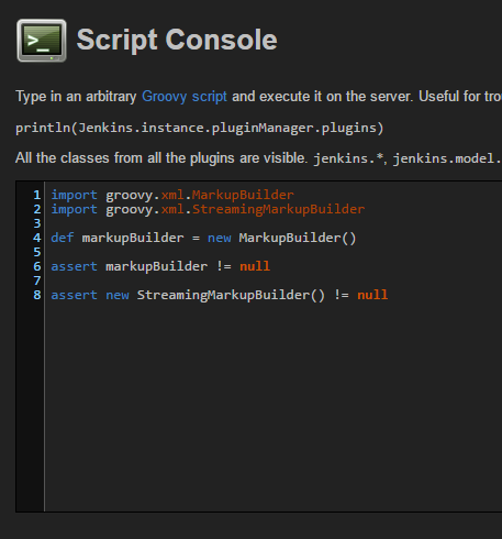 Script Console