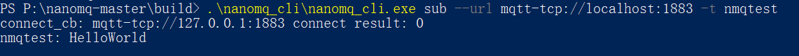 nanomq_cli sub