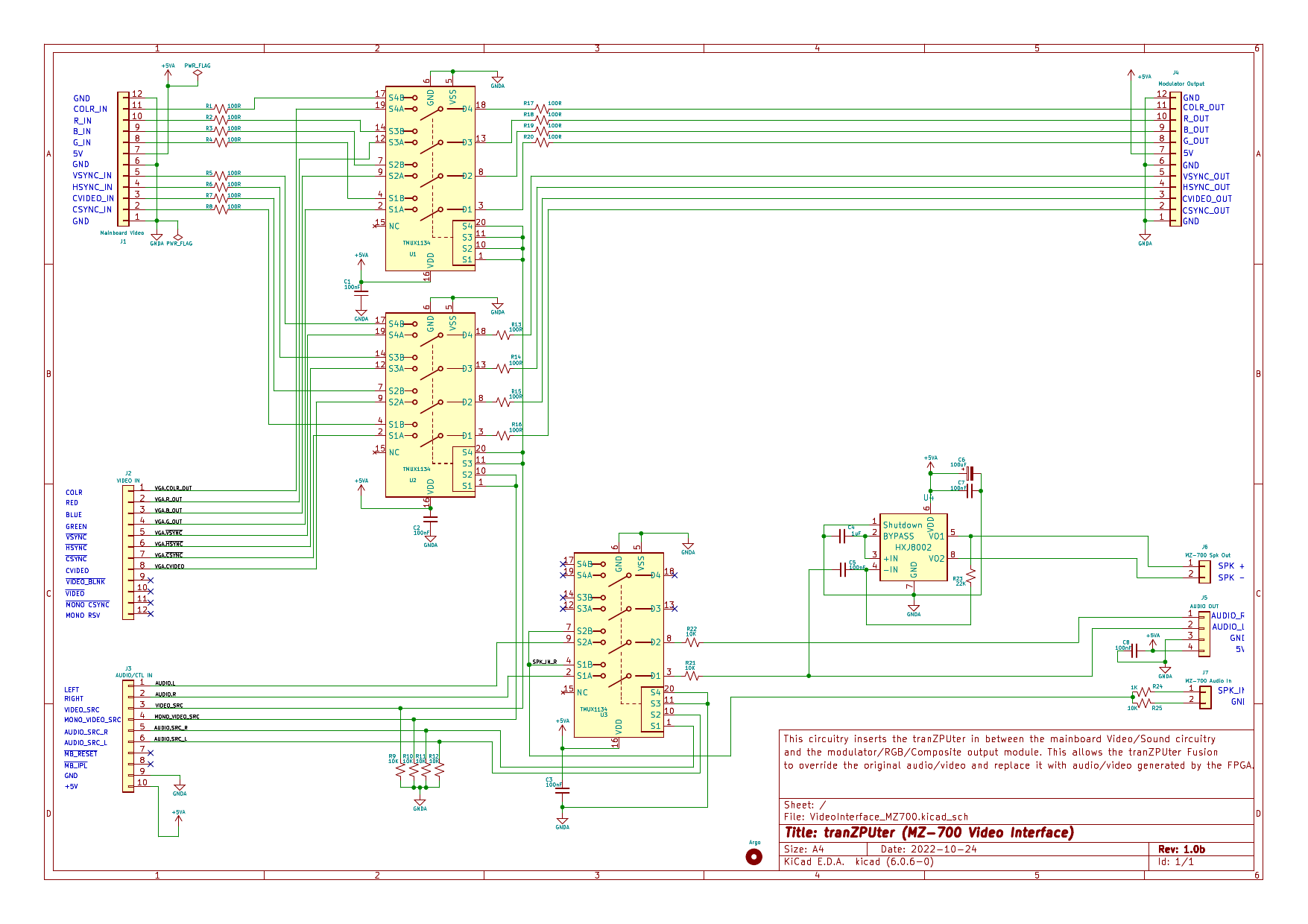 MZ700 VideoInterface Schematic6