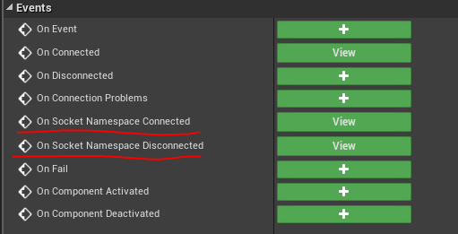 namespace events