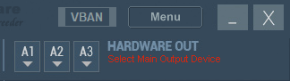 Select Main Output Device