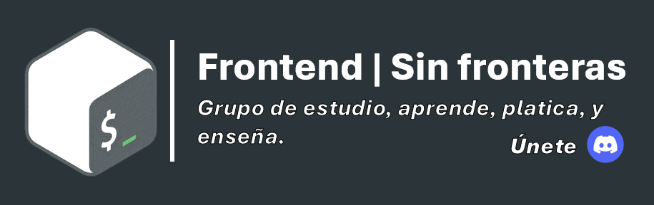 banner de frontend sin fronteras